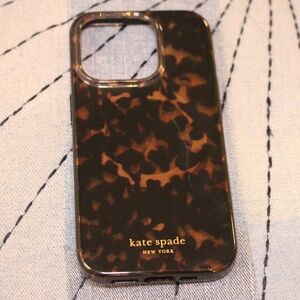 Kate Spade Tortoiseshell MagSafe iPhone 15 Pro Case